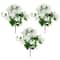 19" UV Resistant Artificial Hydrangea Bushes, 3ct.